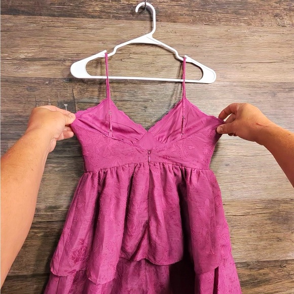 Wild Fable Fuchsia Layered Mini Dress - Picture 9 of 13